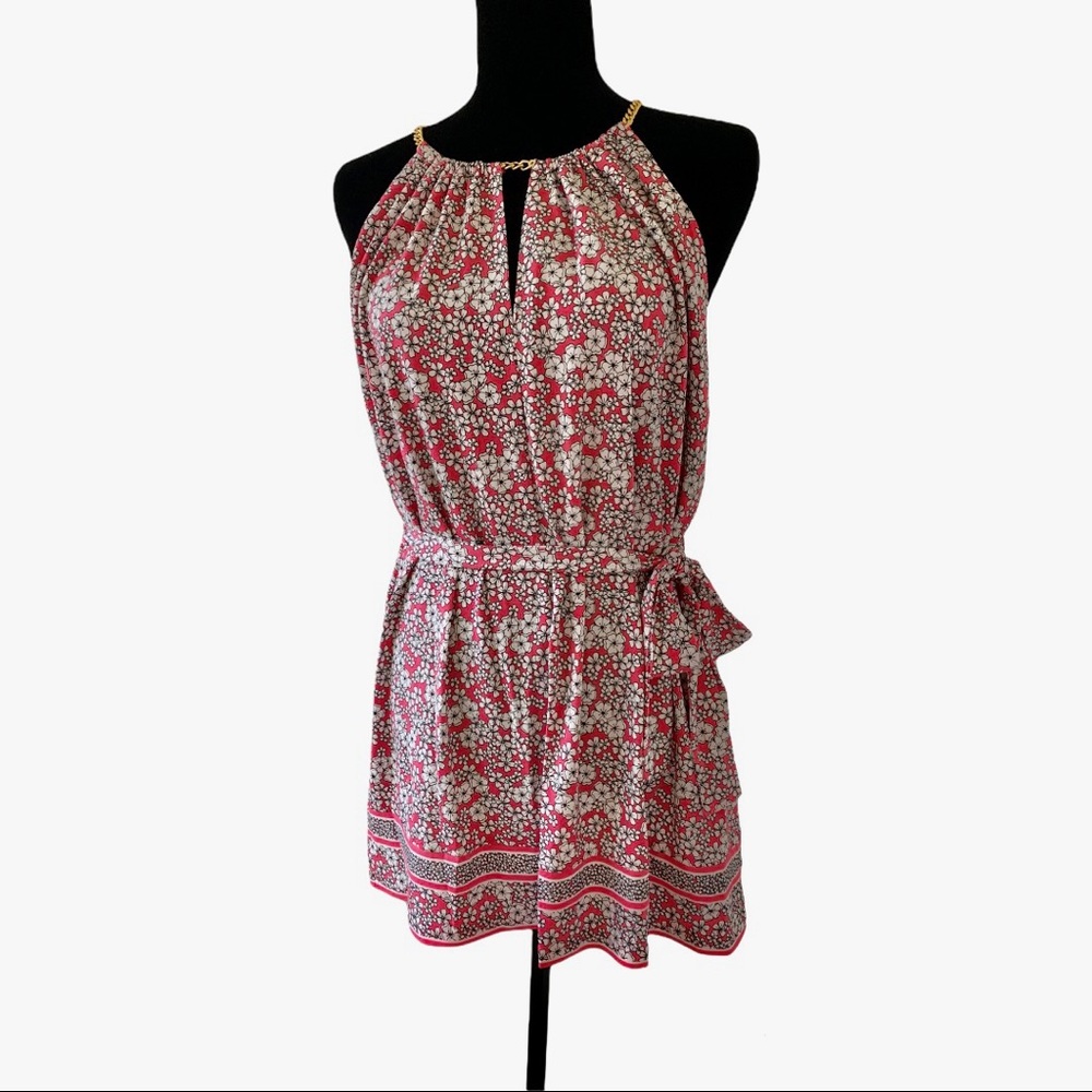 MICHAEL Michael Kors Chain Halter Tank Top